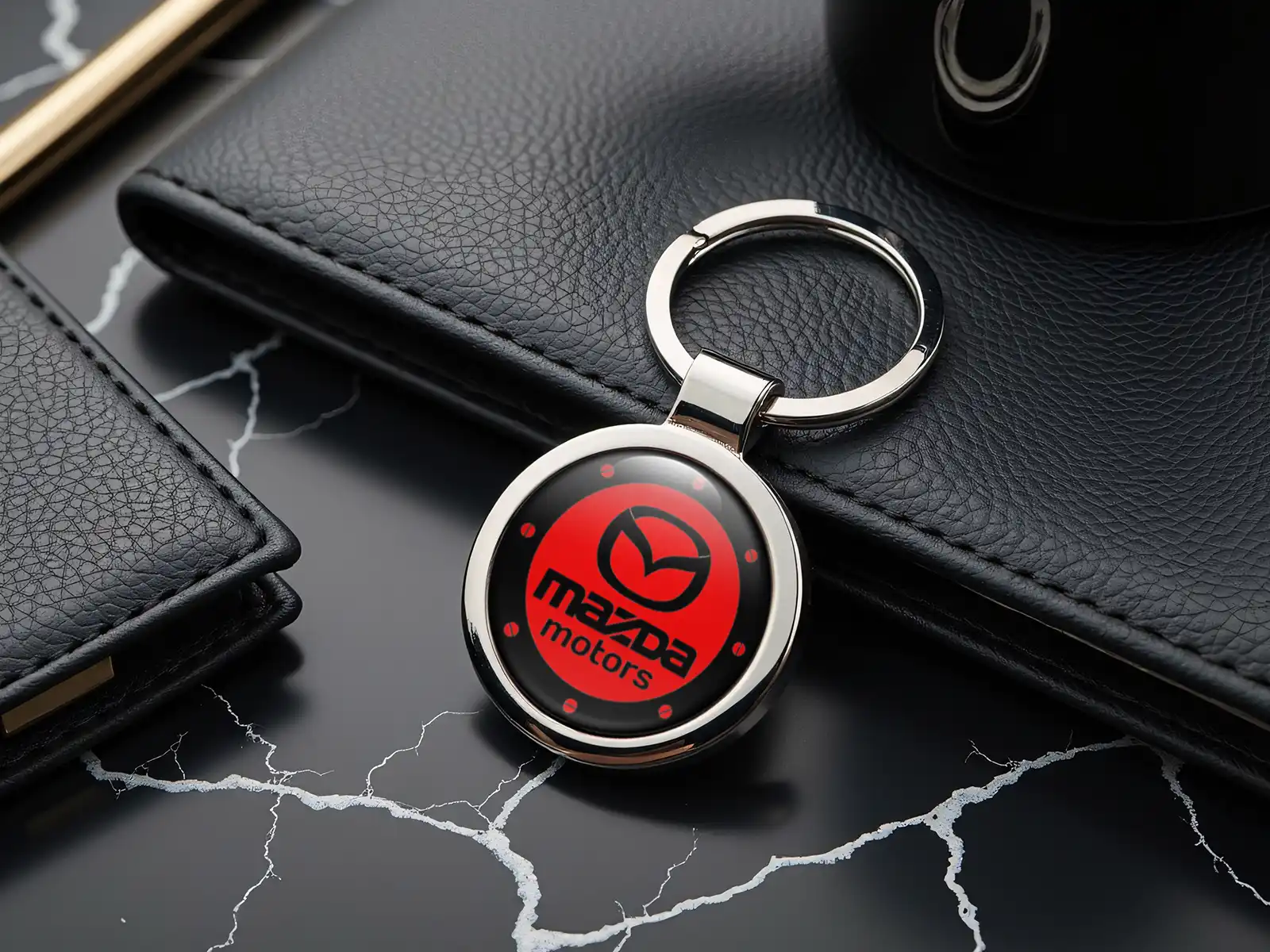 Mazda Llaveros Personalizados Metal Logo Robusto
